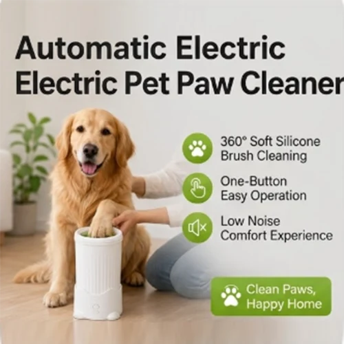Nettoyeur électrique automatique de pattes d'animaux