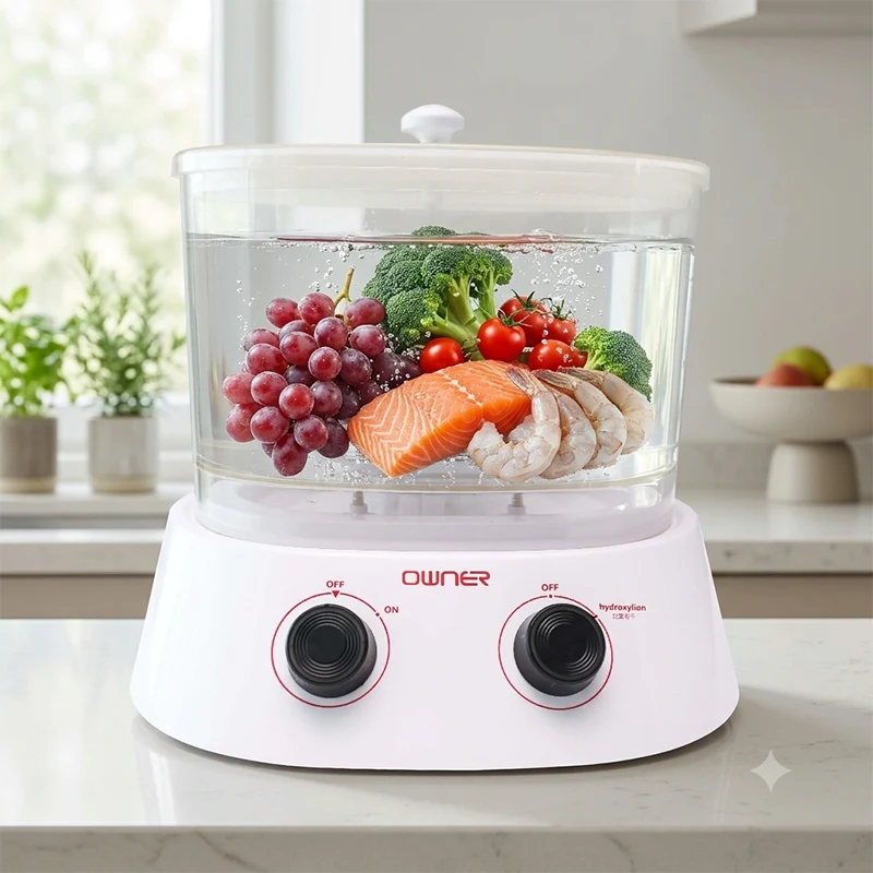 Machine de nettoyage de viande et de fruits de mer